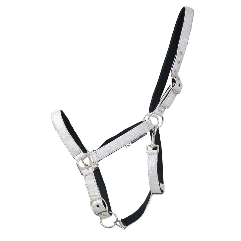 Hy Equestrian Glitzy Headcollar - Silver 